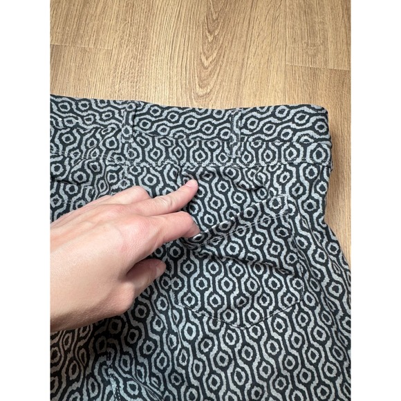 J.McLaughlin Pants Printed Pull On Stretch Zipper Womens 6 Casual Preppy Office - Picture 10 of 15